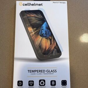 iPhone 15 pro max Tempered Glass Screen Protector - Clear